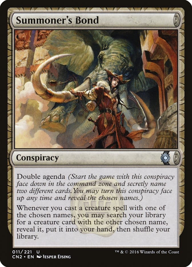 Summoner's Bond [Conspiracy: Take the Crown] Magic: The Gathering