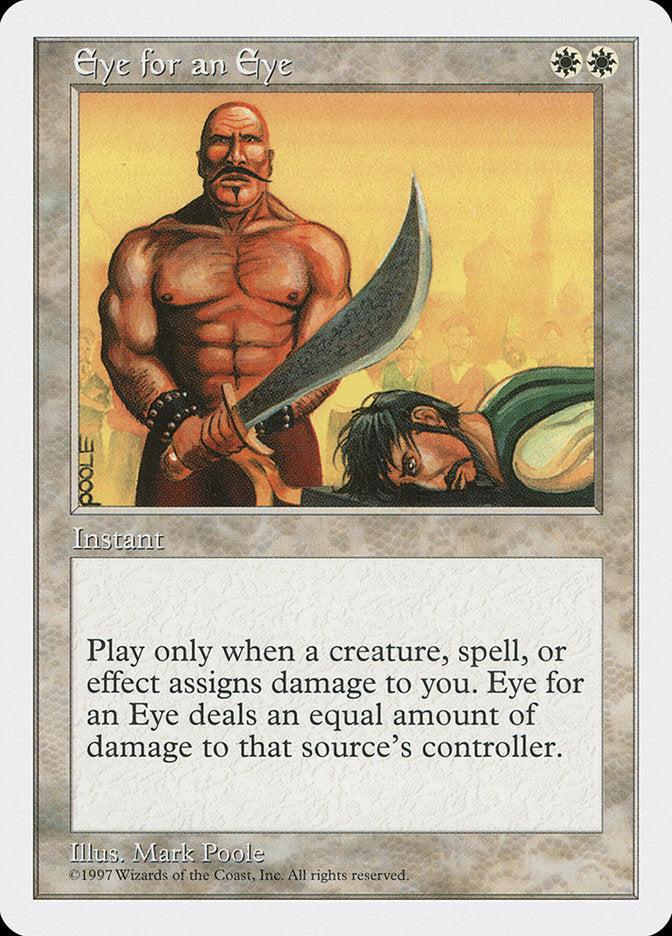 Eye for an Eye [Fifth Edition] Magic: The Gathering