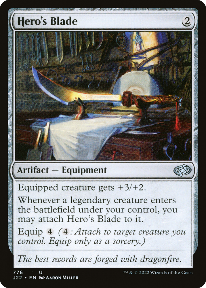 Hero's Blade [Jumpstart 2022] Magic: The Gathering