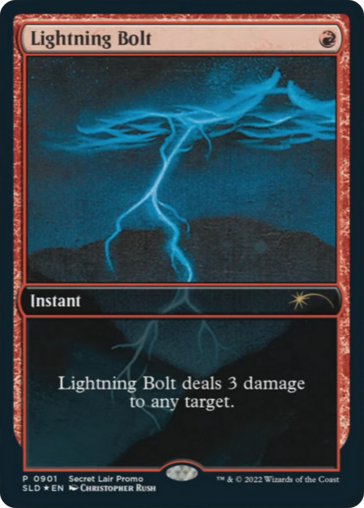 Lightning Bolt (0901) [Secret Lair Drop Series] Magic: The Gathering