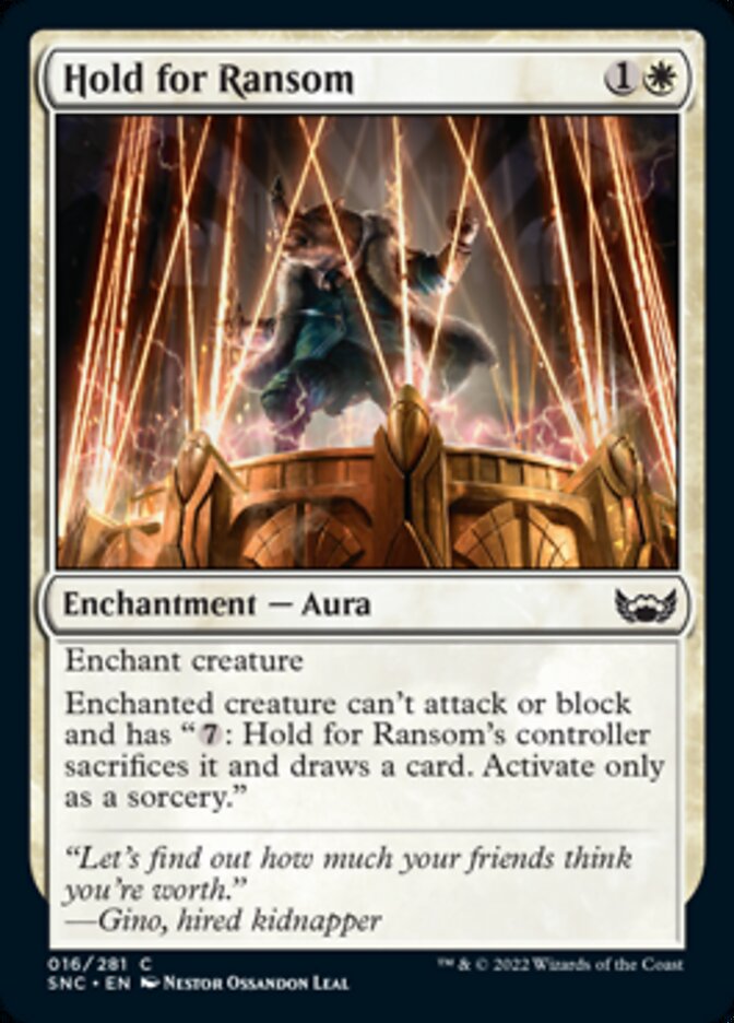Hold for Ransom [Streets of New Capenna] Magic: The Gathering