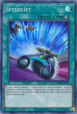 Speedlift [MP20-EN097] Super Rare - Yugioh Cards For Your TCG Needs!