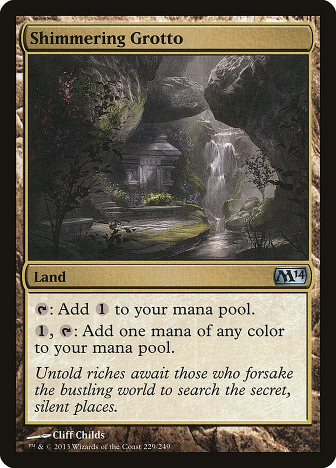 Shimmering Grotto [Magic 2014] Magic: The Gathering