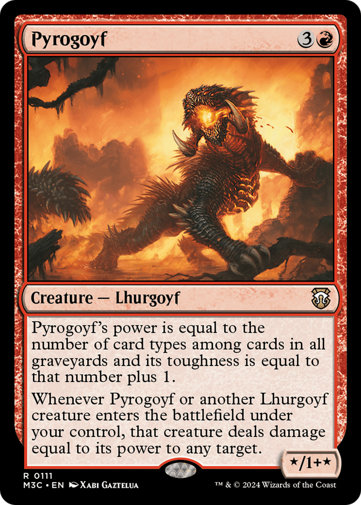 Pyrogoyf [Modern Horizons 3 Commander] Magic: The Gathering