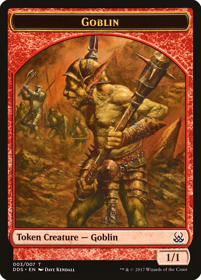 Goblin Token [Duel Decks: Mind vs. Might Tokens] Magic: The Gathering