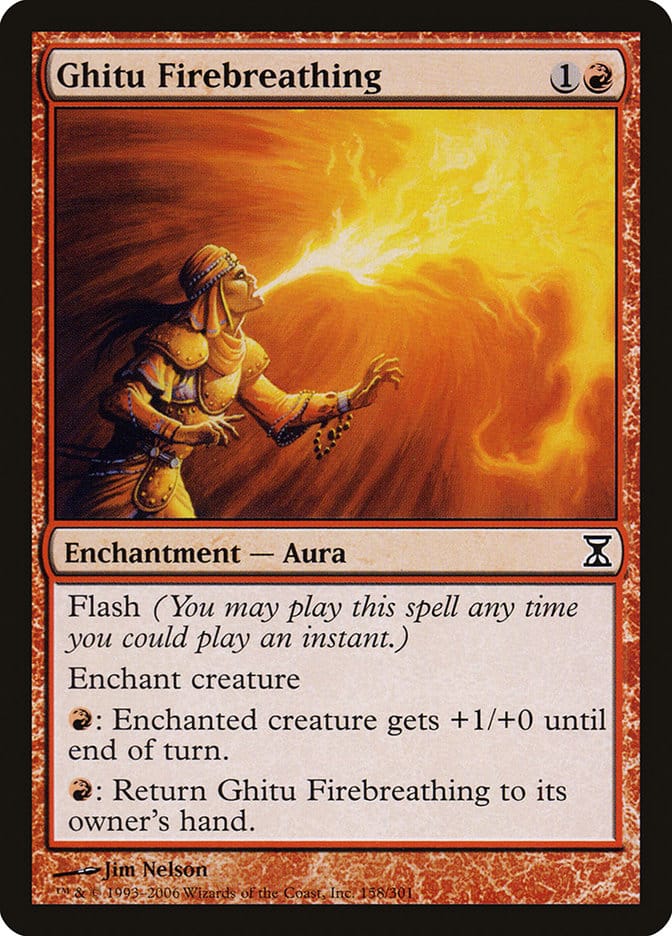Ghitu Firebreathing [Time Spiral] Magic: The Gathering