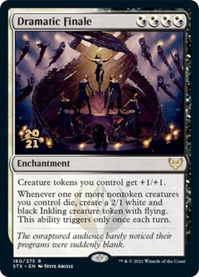Dramatic Finale [Strixhaven: School of Mages Prerelease Promos] Magic: The Gathering