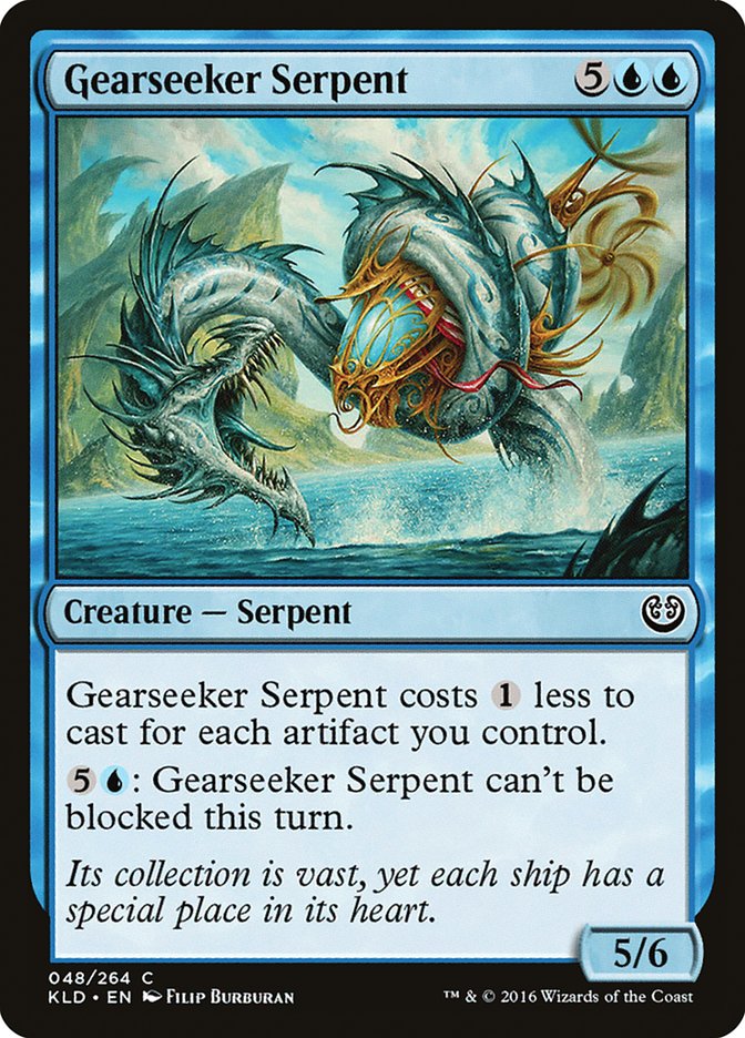 Gearseeker Serpent [Kaladesh] Magic: The Gathering