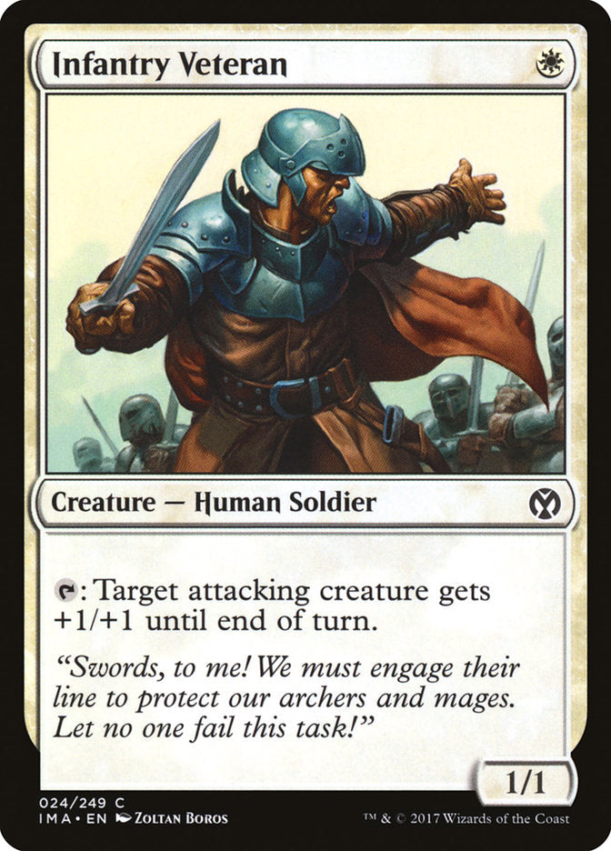 Infantry Veteran [Iconic Masters] Magic: The Gathering