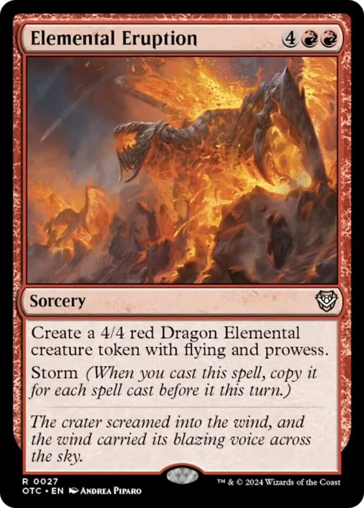 Elemental Eruption [Outlaws of Thunder Junction Commander] Magic: The Gathering