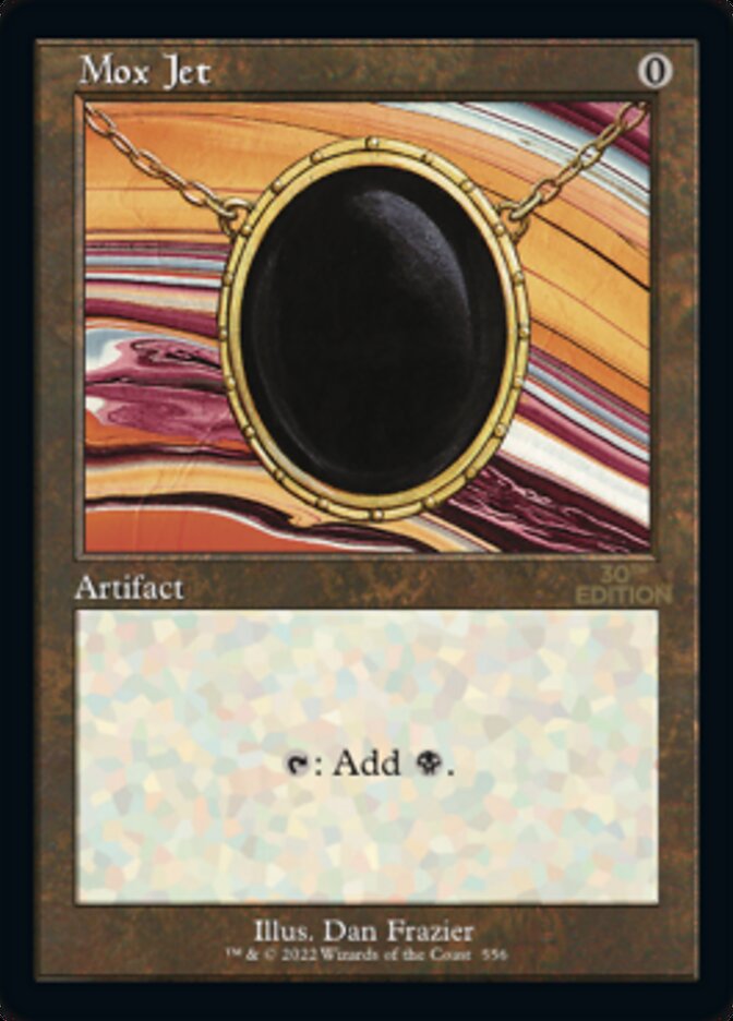 Mox Jet (Retro) [30th Anniversary Edition] Magic: The Gathering