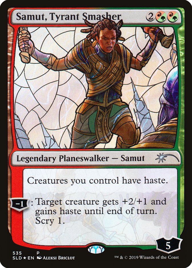 Samut, Tyrant Smasher (Stained Glass) [Secret Lair Drop Promos] Magic: The Gathering