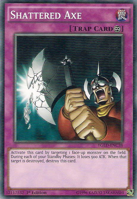 Shattered Axe [YGLD-ENC38] Common Yu-Gi-Oh!