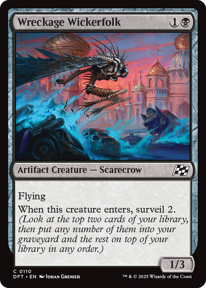 Wreckage Wickerfolk [Aetherdrift] Magic: The Gathering