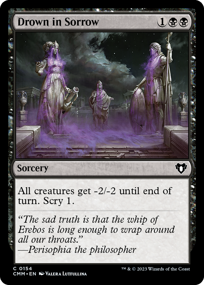 Drown in Sorrow [Commander Masters] Magic: The Gathering