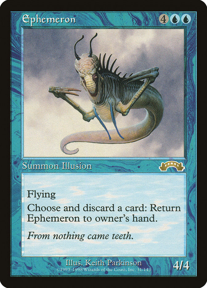 Ephemeron [Exodus] Magic: The Gathering