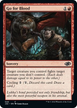 Go for Blood [Jumpstart 2022] Magic: The Gathering