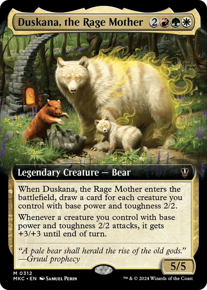 Duskana, the Rage Mother (Extended Art) [Murders at Karlov Manor Commander] Magic: The Gathering