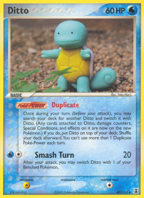 Ditto (40/113) [EX: Delta Species] Pokémon