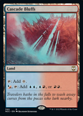 Cascade Bluffs [Streets of New Capenna Commander] Magic: The Gathering