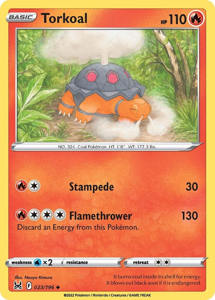 Torkoal (023/196) [Sword & Shield: Lost Origin] Pokémon