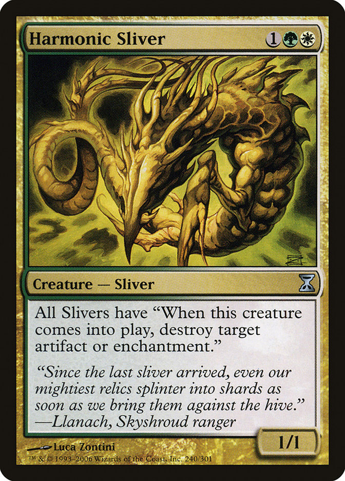 Harmonic Sliver [Time Spiral] Magic: The Gathering