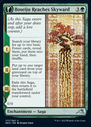 Boseiju Reaches Skyward // Branch of Boseiju [Kamigawa: Neon Dynasty] Magic: The Gathering