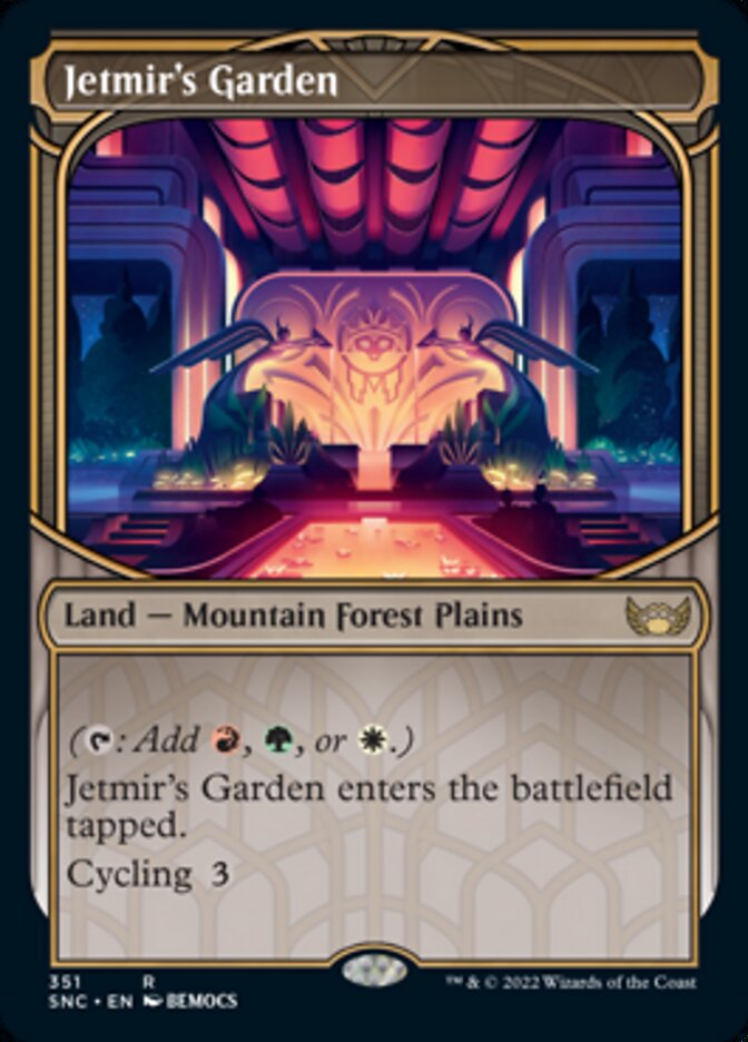 Jetmir's Garden (Showcase Skyscraper) [Streets of New Capenna] Magic: The Gathering