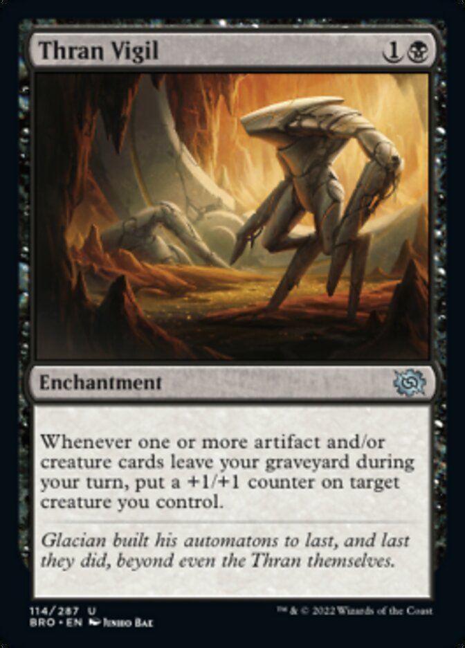 Thran Vigil [The Brothers' War] Magic: The Gathering