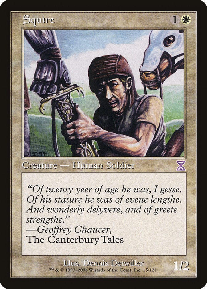 Squire [Time Spiral Timeshifted] Magic: The Gathering