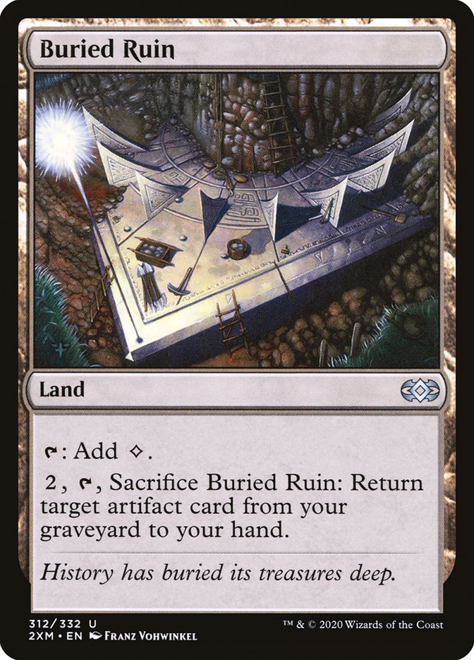 Buried Ruin [Double Masters] Magic: The Gathering