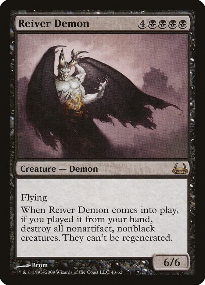 Reiver Demon [Duel Decks: Divine vs. Demonic] Magic: The Gathering