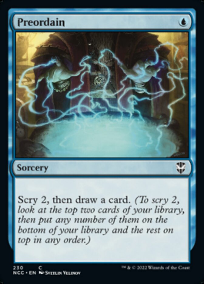 Preordain [Streets of New Capenna Commander] Magic: The Gathering