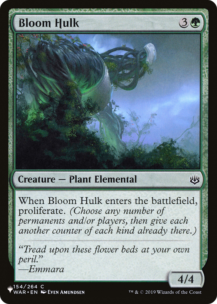Bloom Hulk [The List] Magic: The Gathering