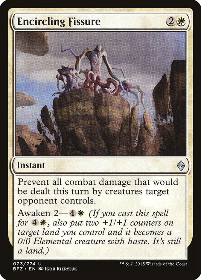 Encircling Fissure [Battle for Zendikar] Magic: The Gathering