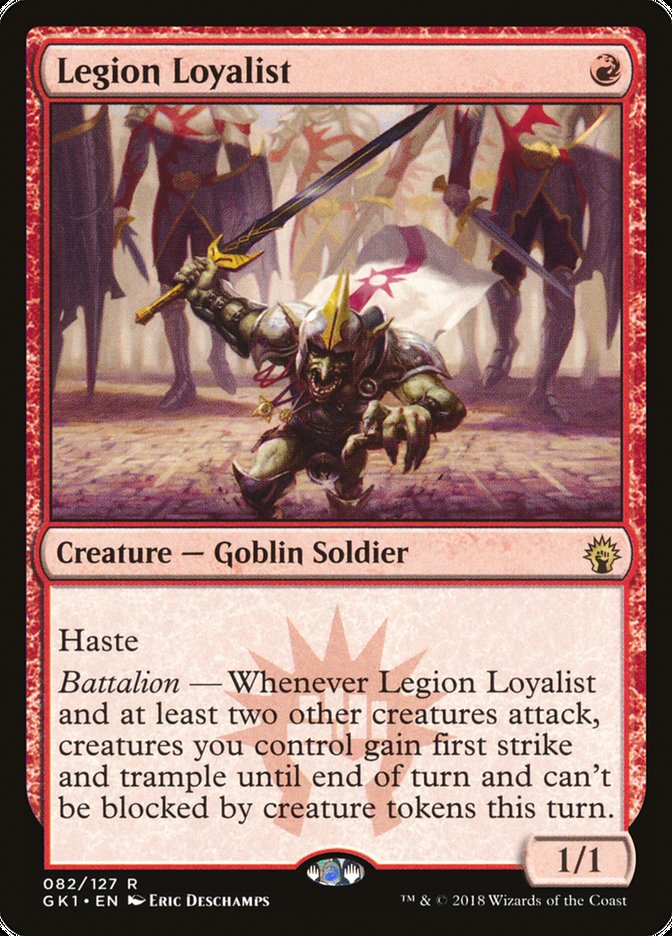 Legion Loyalist [Guilds of Ravnica Guild Kit] Magic: The Gathering