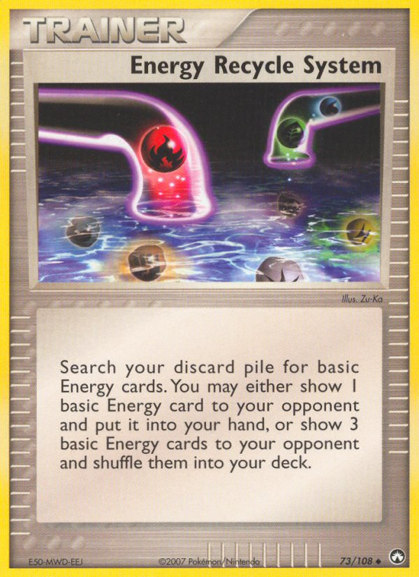 Energy Recycle System (73/108) [EX: Power Keepers] Pokémon
