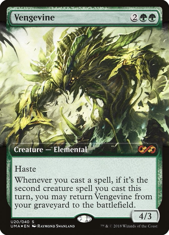 Vengevine (Topper) [Ultimate Masters Box Topper] Magic: The Gathering