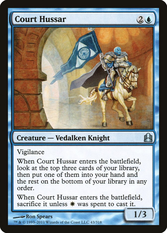 Court Hussar [Commander 2011] Magic: The Gathering