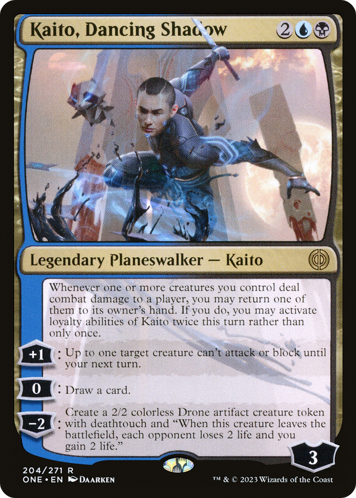 Kaito, Dancing Shadow [Phyrexia: All Will Be One] Magic: The Gathering