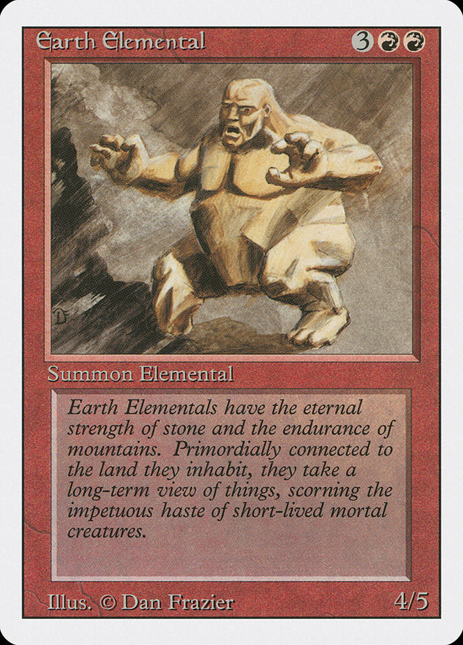 Earth Elemental [Revised Edition] Magic: The Gathering