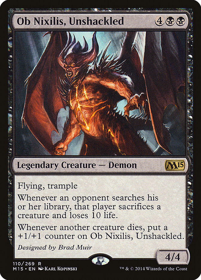 Ob Nixilis, Unshackled [Magic 2015] Magic: The Gathering
