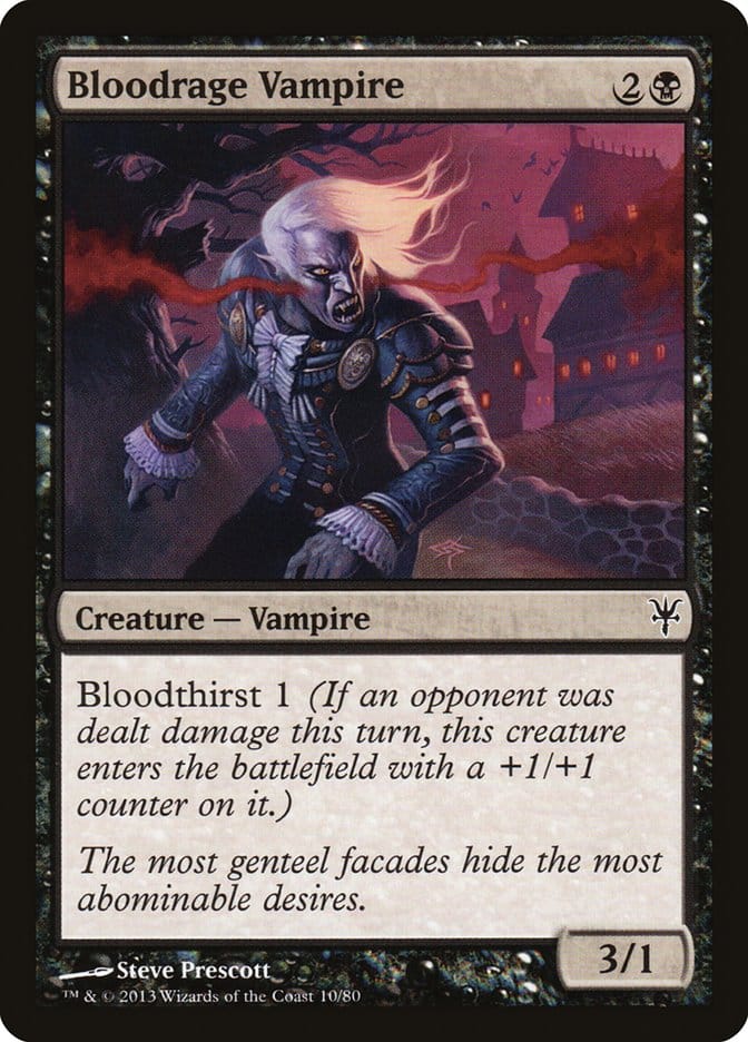 Bloodrage Vampire [Duel Decks: Sorin vs. Tibalt] Magic: The Gathering