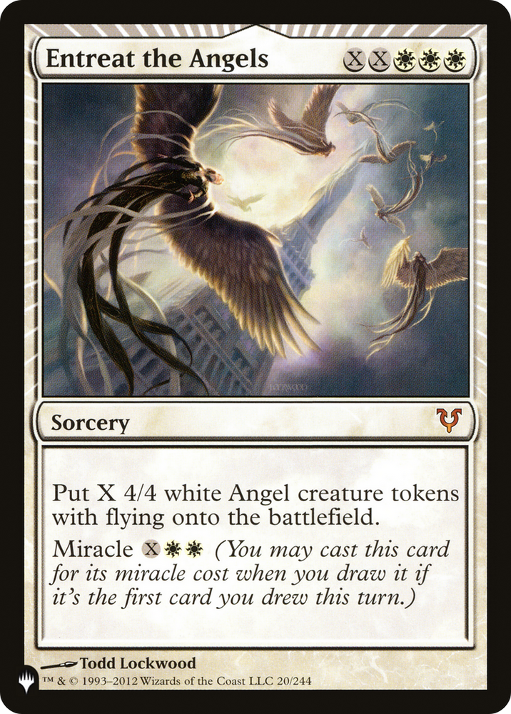 Entreat the Angels [Secret Lair: Angels] Magic: The Gathering