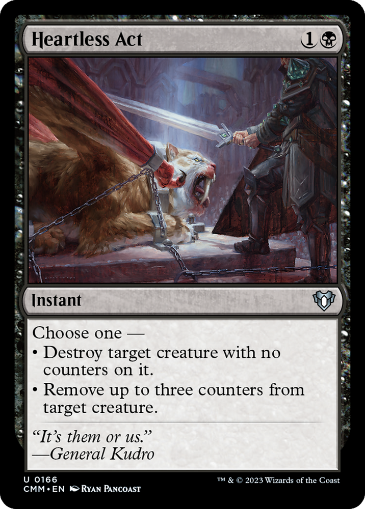 Heartless Act [Commander Masters] Magic: The Gathering