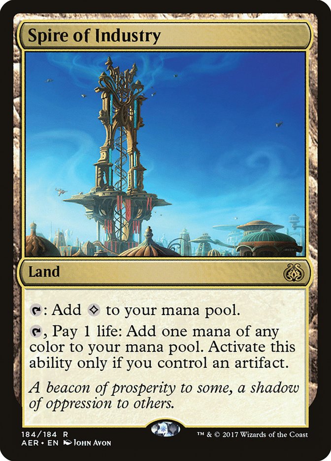 Spire of Industry [Aether Revolt] Magic: The Gathering