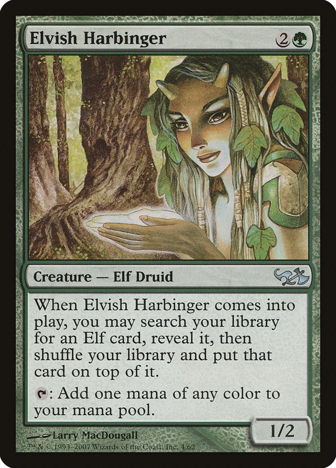 Elvish Harbinger [Duel Decks: Elves vs. Goblins] Magic: The Gathering