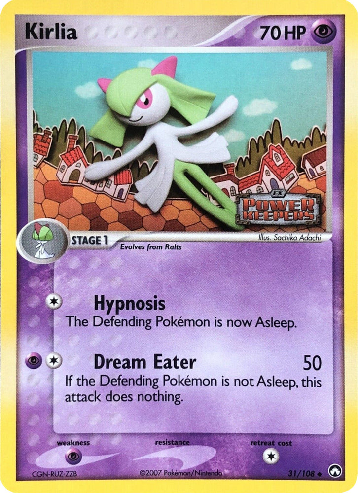 Kirlia (31/108) (Stamped) [EX: Power Keepers] Pokémon