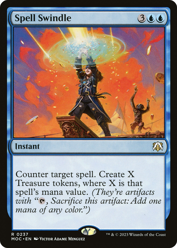 Spell Swindle [March of the Machine Commander] Magic: The Gathering