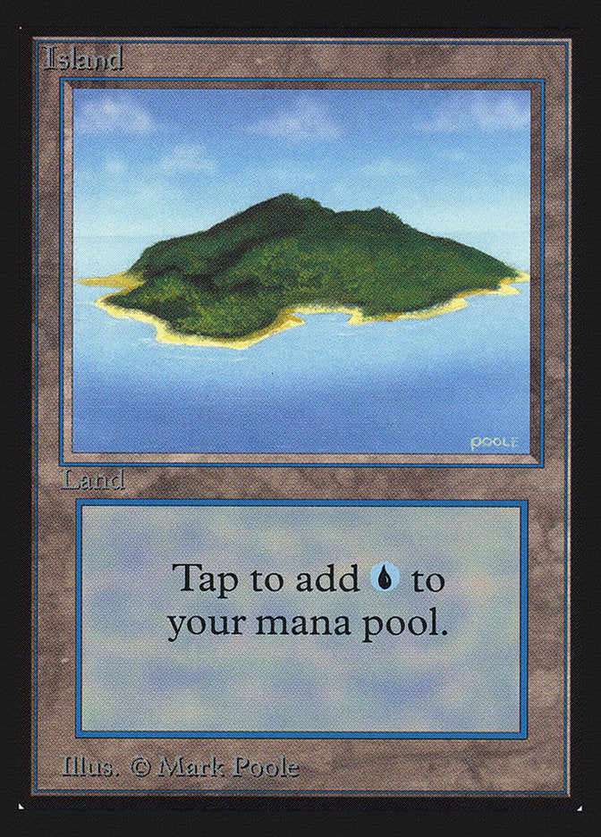 Island (Blue Sky) [International Collectors' Edition] Magic: The Gathering